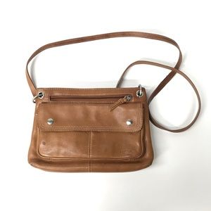 Fossil Womens Leather Purse Brown
